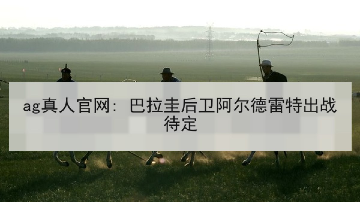 ag真人官网: 巴拉圭后卫阿尔德雷特出战待定